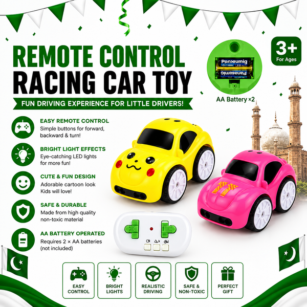 Kids Smart Follow-Me RC Car | Music, Obstacle Avoidance & Track Mode Toy