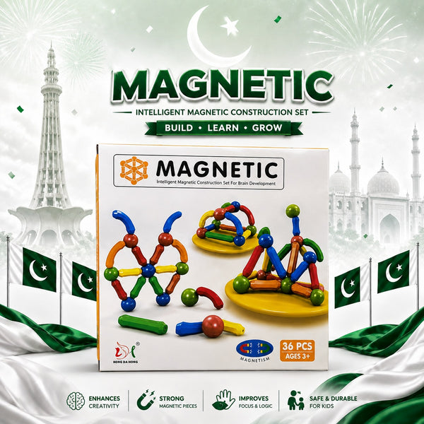 Magnetic Building Blocks Set for Kids | STEM Learning Toy