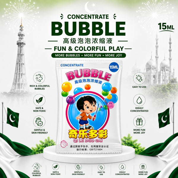 Bubble Gun Sachet Pack (15ml)