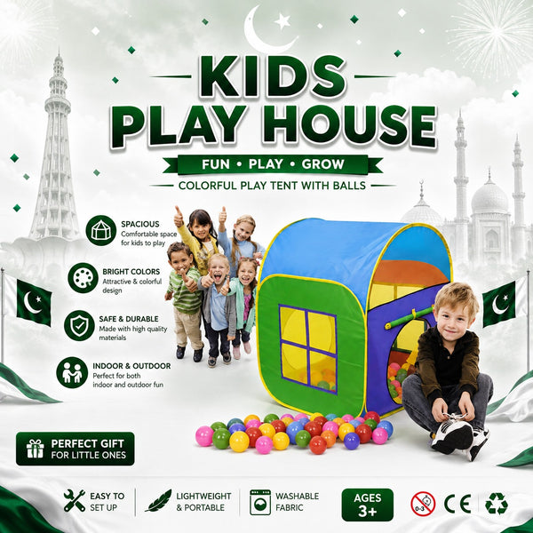Big Play House Tent with Balls | Indoor & Outdoor Kids Tent