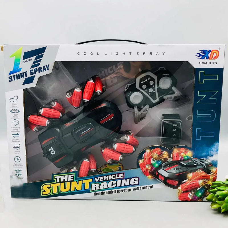 RC Vehicle Stunt Racing Spray Car Rechargeable Toy for Kids
